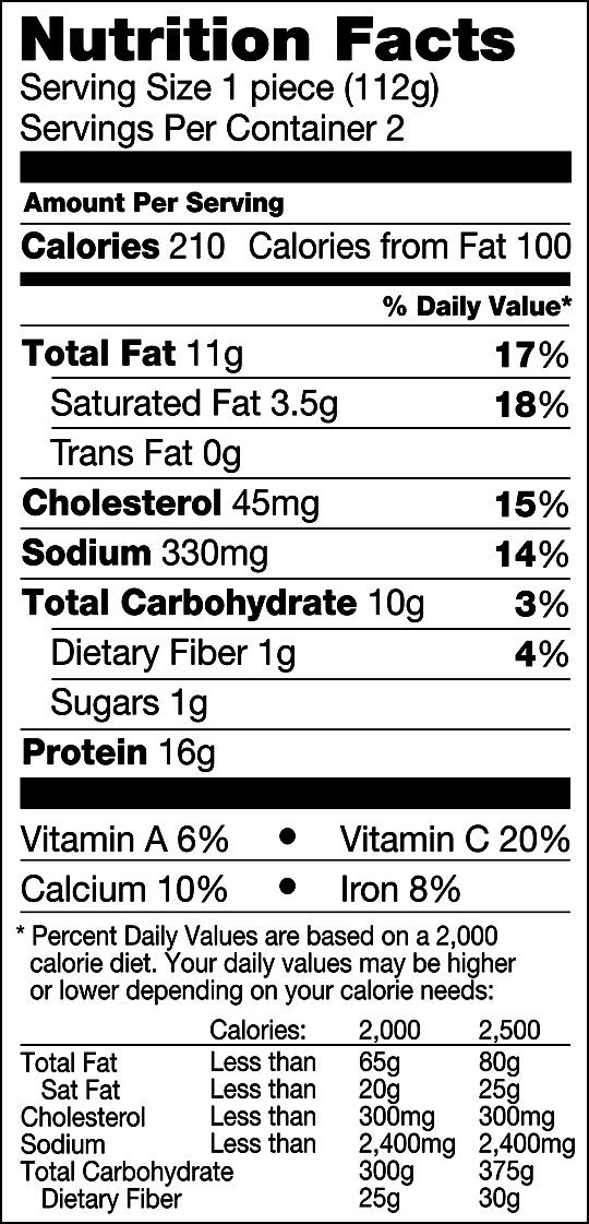 Nutrition Facts