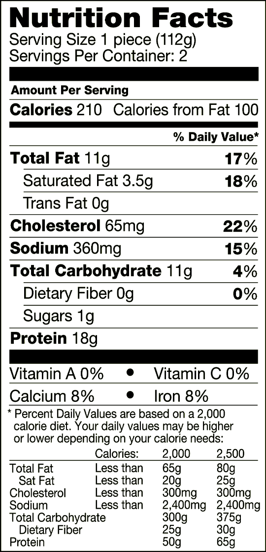 Nutrition Facts