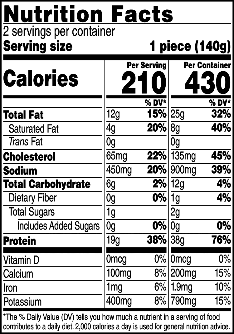 Nutrition Facts