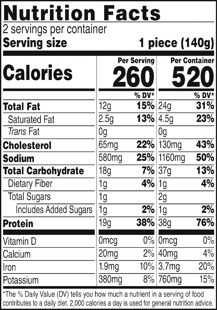 Nutrition Facts